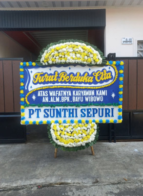 Papan Bunga Duka di Talang Batu
